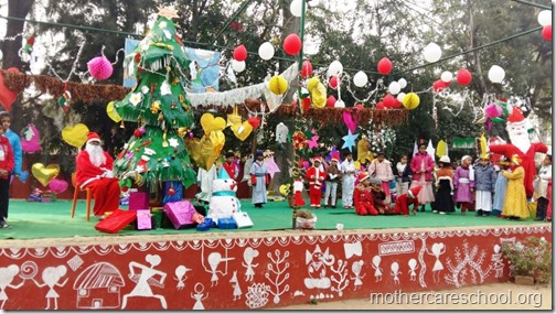 Christmas at school, India (1)