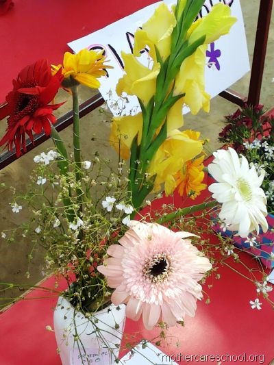 flower arrangement mothercare school, aliganj, lucknow (11)
