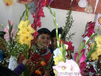 flower arrangement mothercare school, aliganj, lucknow (15)