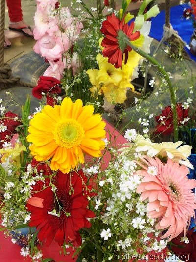 flower arrangement mothercare school, aliganj, lucknow (17)