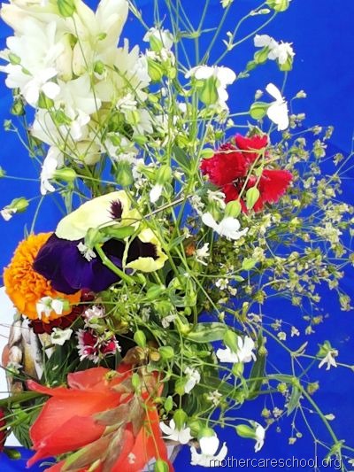 flower arrangement mothercare school, aliganj, lucknow (24)