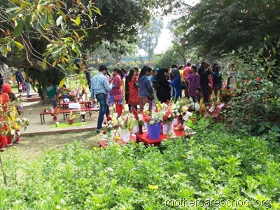 flower arrangement mothercare school, aliganj, lucknow (6)