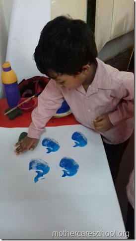 Getting ready for making Ravan at Mothercare School for Dusshera (3)