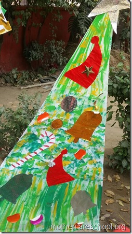 Handwork bonaza ofChristmas trees by the kids and teach (4)