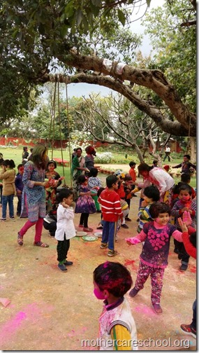Holi 2017 celebrations at nursery school lucknow (2)