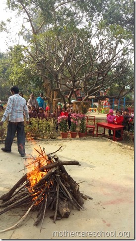 LOHRI and Makar Sankranti celebration in school with a bonfire (13)