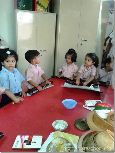 Mothercare school children preparing for Janamasthmi (2)