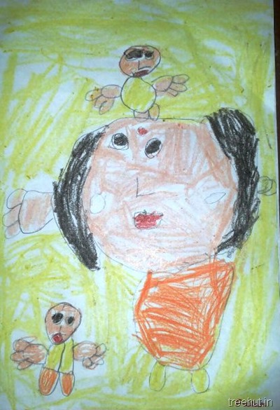 mothers day art by nursery children (4)