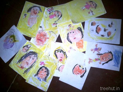 mothers day art by nursery children (5)