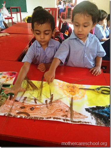 Rakhi Making by Nursery School Kids (1)
