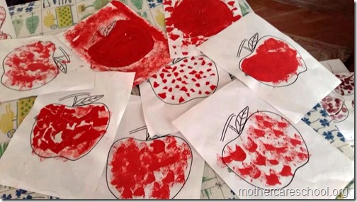 Vegetable Printing Mothercare school Lucknow (5)