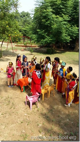 A short crisp Ramleela to see the story unfold bt children of LKG and MAG of Mothercare School
