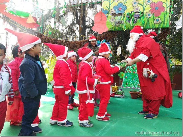 And here comes the Santa