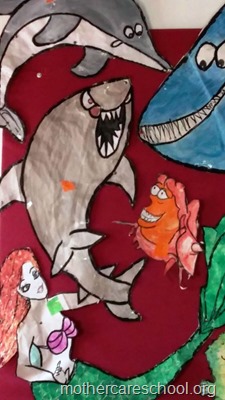Art by nursery kids at Mothercare lucknow (12)