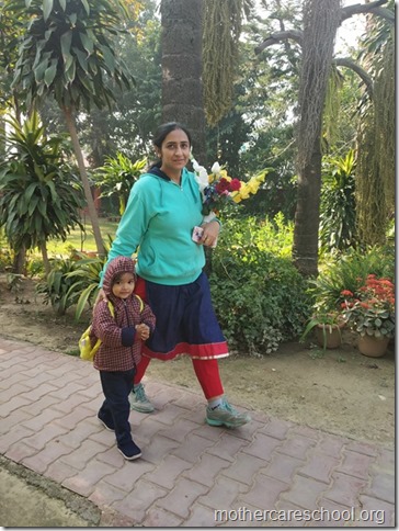 bringing flower to school (1)