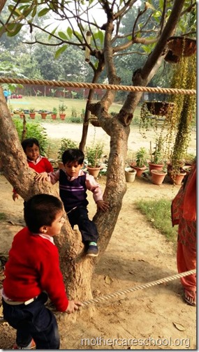 Children getting ready for Sports Day  (1)