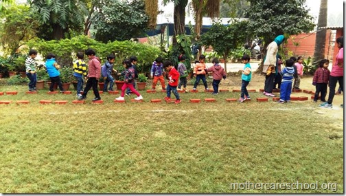 Children getting ready for Sports Day  (2)