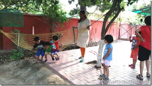Children in Hammock at Mothercare Daycare (1)