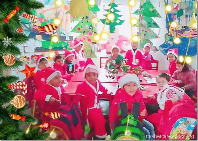 Christmas celebration at Mothercare school