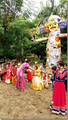 Dussehra Celebration 2016 at Mothercare School (16)