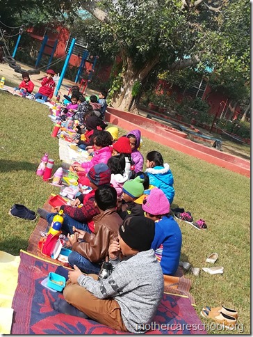 End of Christmas celebrations with Xmas cake chips and a picnic (2)