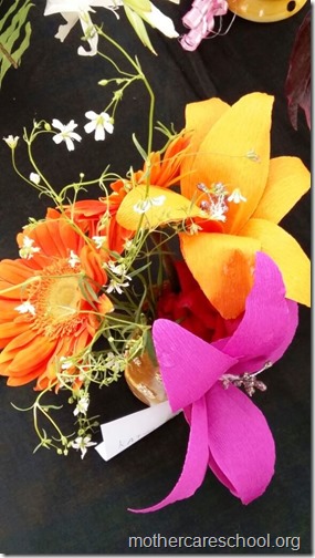 Flower Arrangement Competition by children (2)