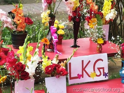 flower arrangement mothercare school, aliganj, lucknow (12)