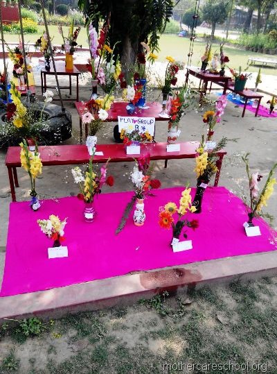 flower arrangement mothercare school, aliganj, lucknow (13)