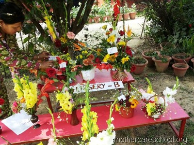 flower arrangement mothercare school, aliganj, lucknow (21)