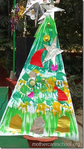 Handwork bonaza ofChristmas trees by the kids and teach (3)