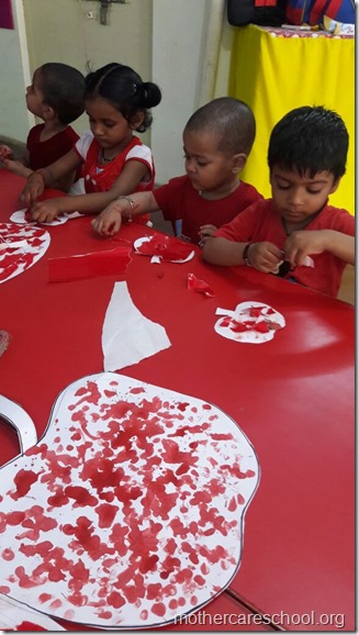 Handwork by the outgoing seniors of play group (5)