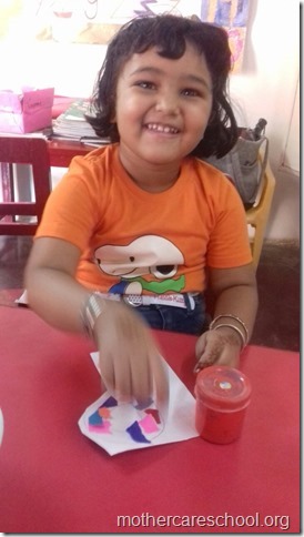 I learnt beginning sounds sounds of my  name shapes, colours and what they can do to put together (5)