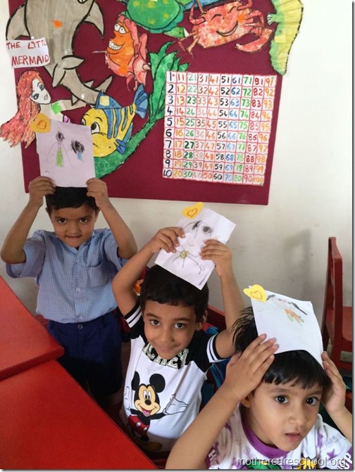 Mothers day card by nursery school kids (1)