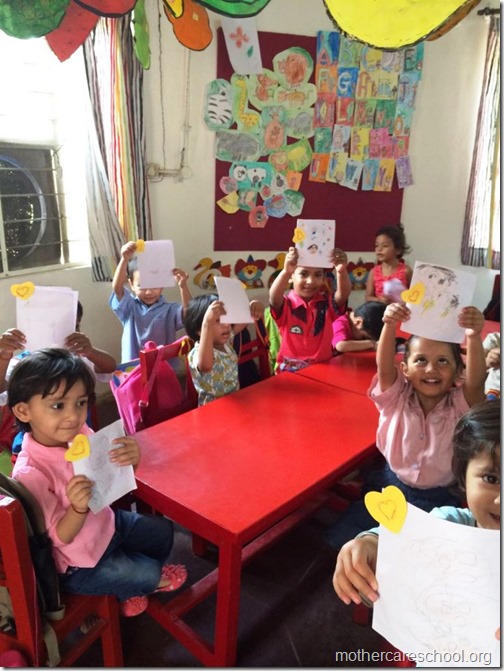 Mothers day card by nursery school kids (2)