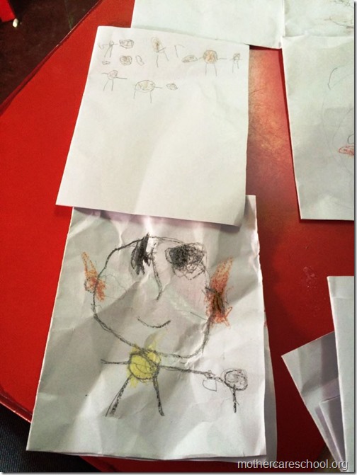 Mothers day card by nursery school kids (3)