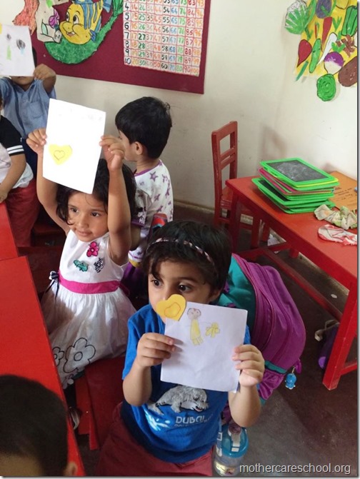 Mothers day card by nursery school kids (5)