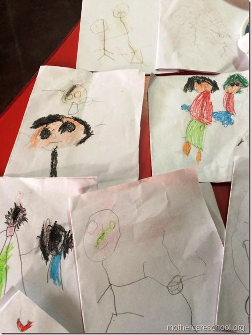 Mothers day card by nursery school kids (6)