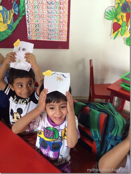 Mothers day card by nursery school kids (8)