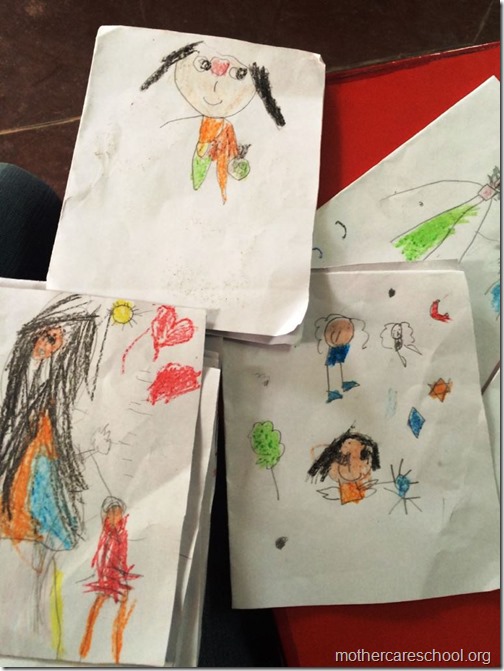 Mothers day card by nursery school kids (9)