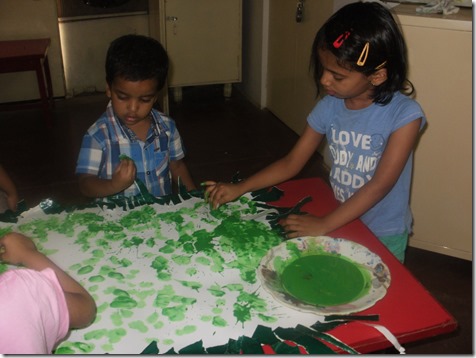 Theme for summer holiday activities was DELHI SAFARI