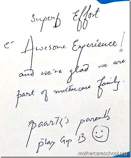 Parents Testimonial Mothercare school (7)