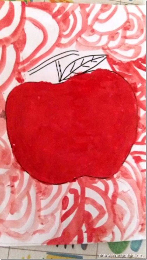 Vegetable Printing Mothercare school Lucknow (1)